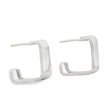 Arete Cuadrado de Plata