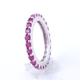 Anillo Churumbela De Plata Con Piedras Preciosas